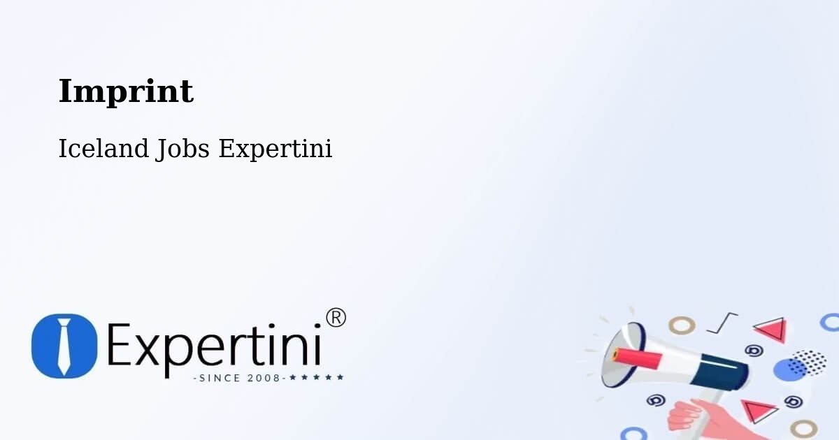 Imprint – Hveragerði - Iceland Jobs Expertini